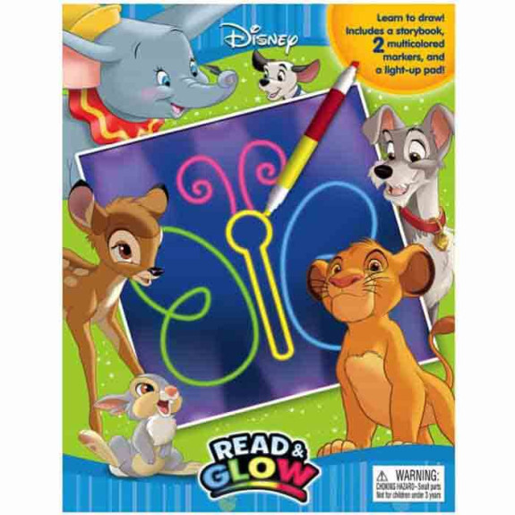 DISNEY ANIMALS READ & GLOW